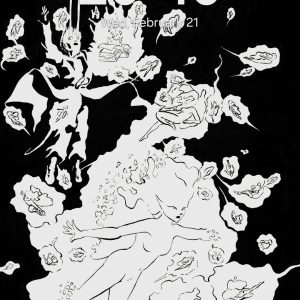 Inktober Fairies Phone Wallpaper