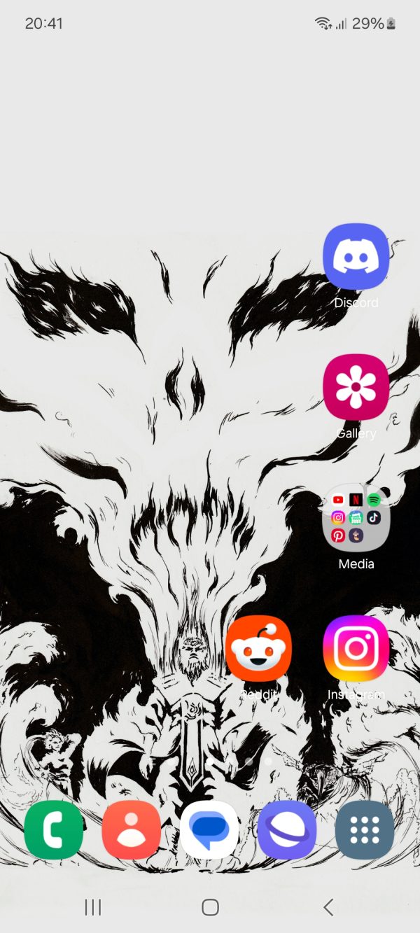 Inktober Nightmare Phone Wallpaper - Image 2