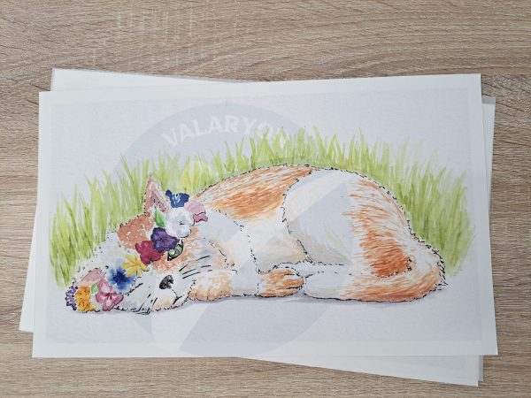 Flower Cat Print - Image 3