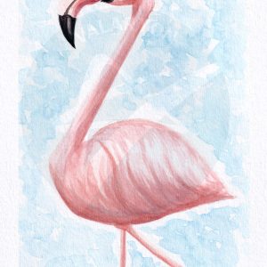 Flamingo Print