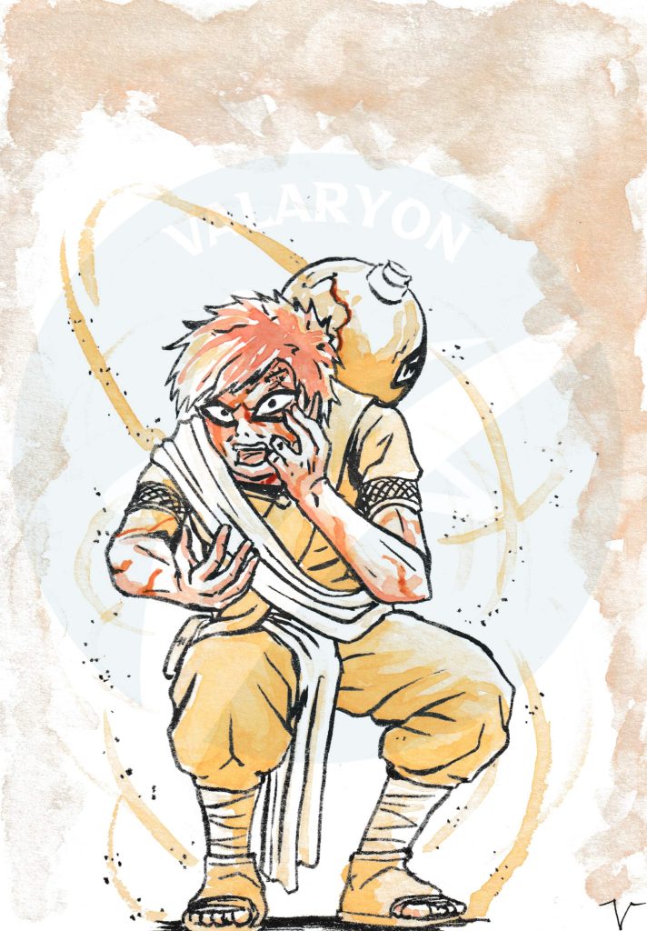 Gaara of the Sand (Naruto Fanart)