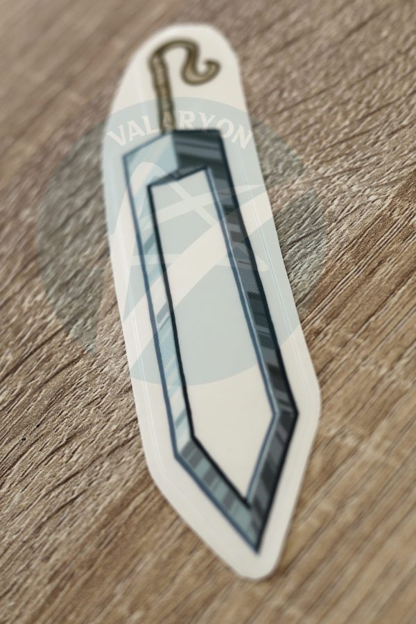 The Empty Blade Acrylic Sticker - Image 6