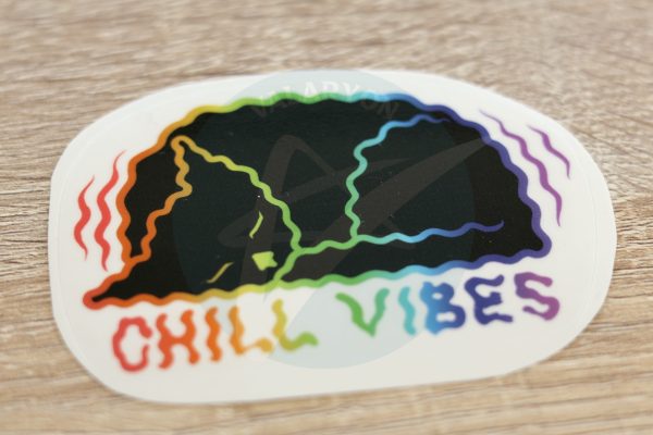 Chill Cat Acrylic Sticker - Image 6