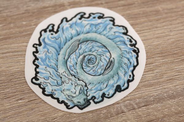 Water Dragon Acrylic Sticker - Image 5