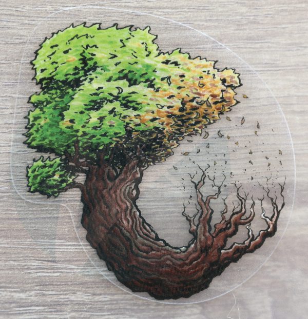 Tree Cycle Acrylic Sticker - Image 2