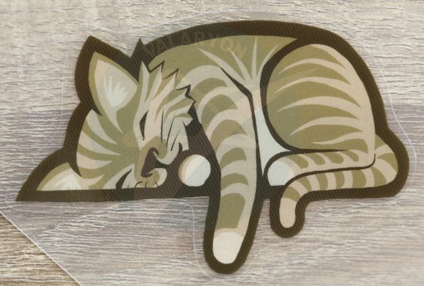 Sleeping Cat Acrylic Sticker - Image 2