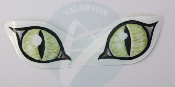 Cat Eyes Acrylic Sticker - Image 5