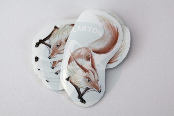 Fox Acrylic Sticker - Image 3