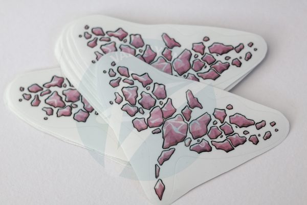 Crystal Dragon Acrylic Sticker - Image 2