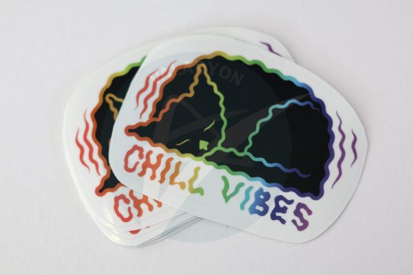 Chill Cat Acrylic Sticker - Image 4