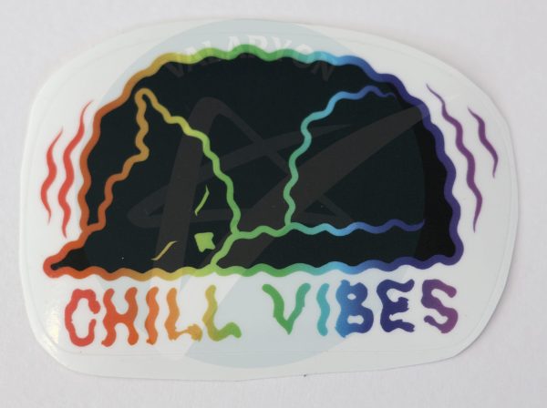 Chill Cat Acrylic Sticker - Image 3