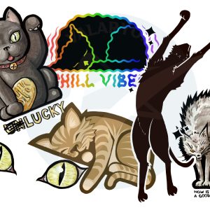 Cat Sticker Pack (6)