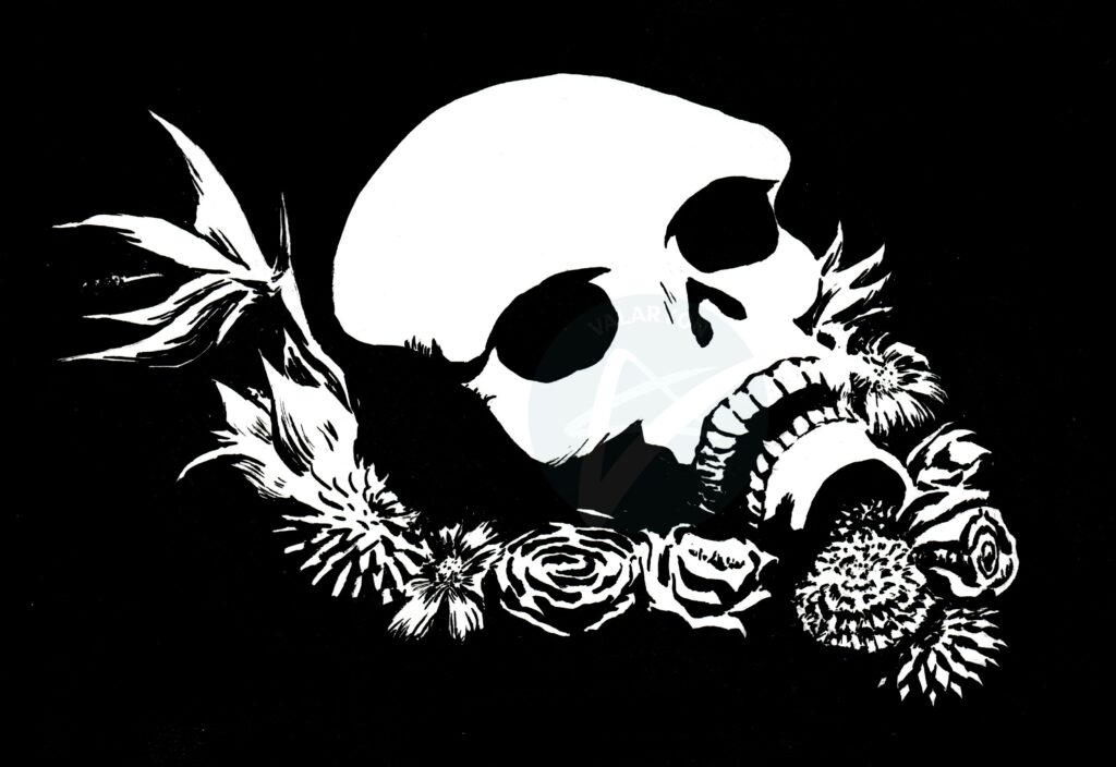 Flower Skull