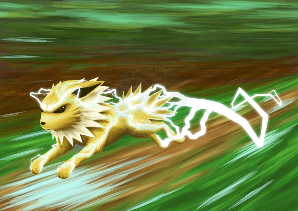 Jolteon (Pokemon fanart)