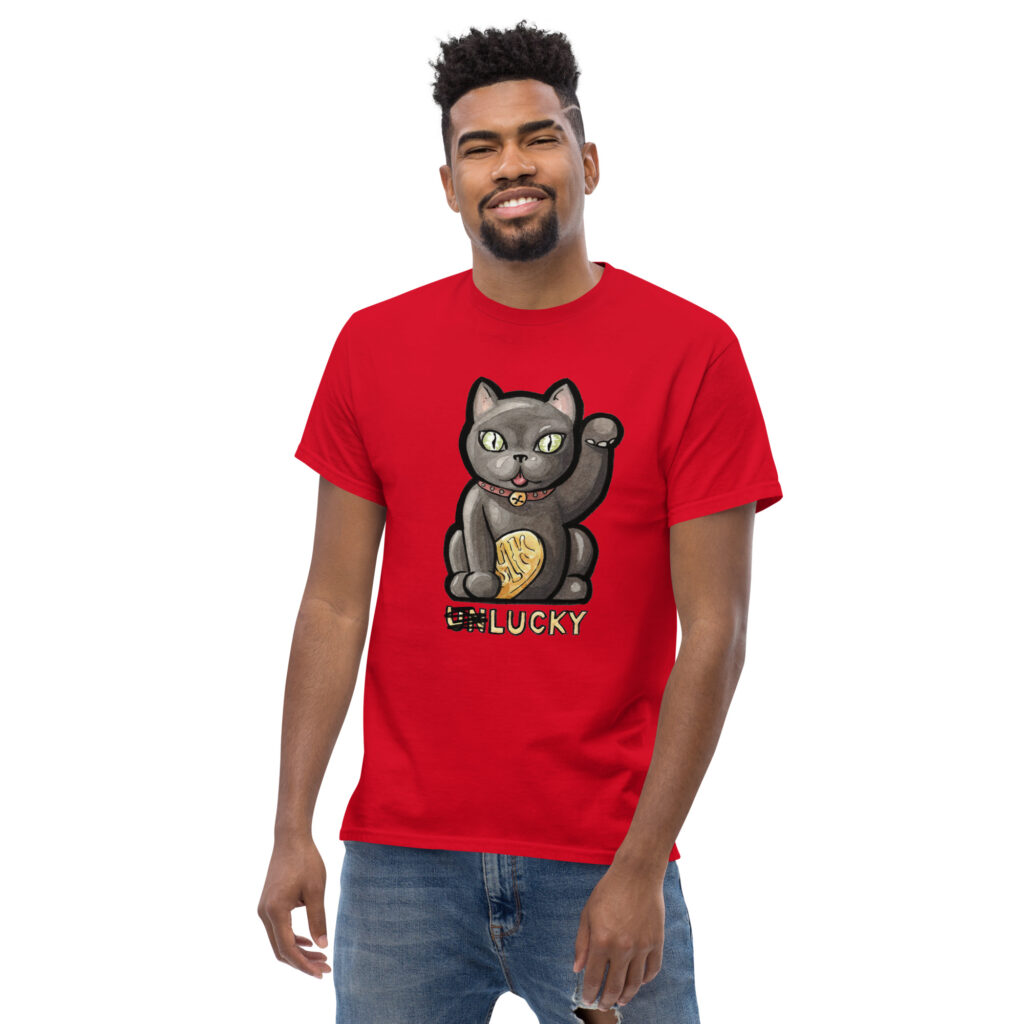 Unlucky Cat T-shirt Front