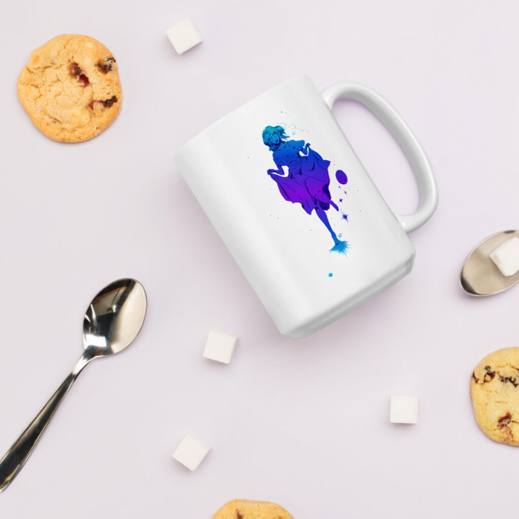 Night Hike White Mug