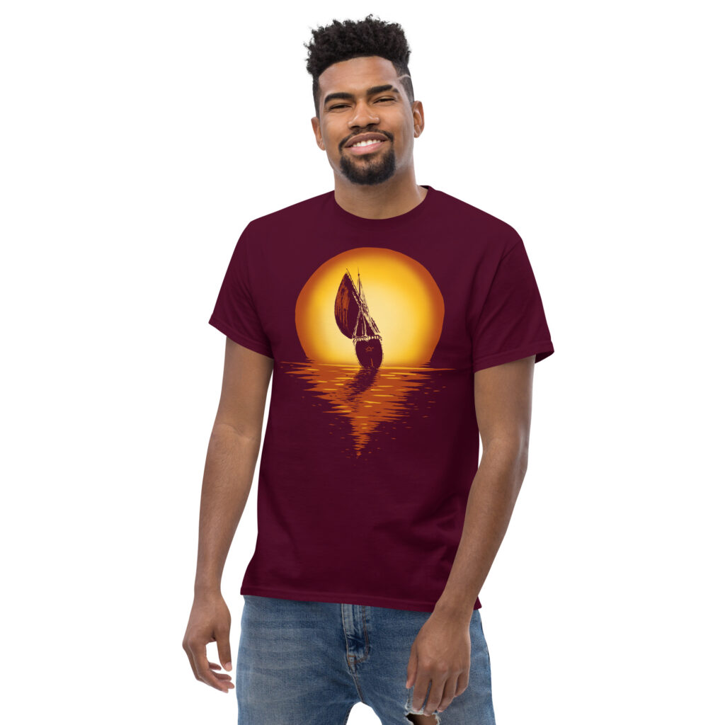 Gold Horizon T-Shirt Front