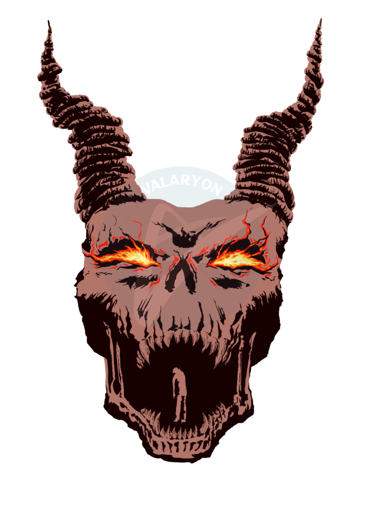Demon Acrylic Sticker
