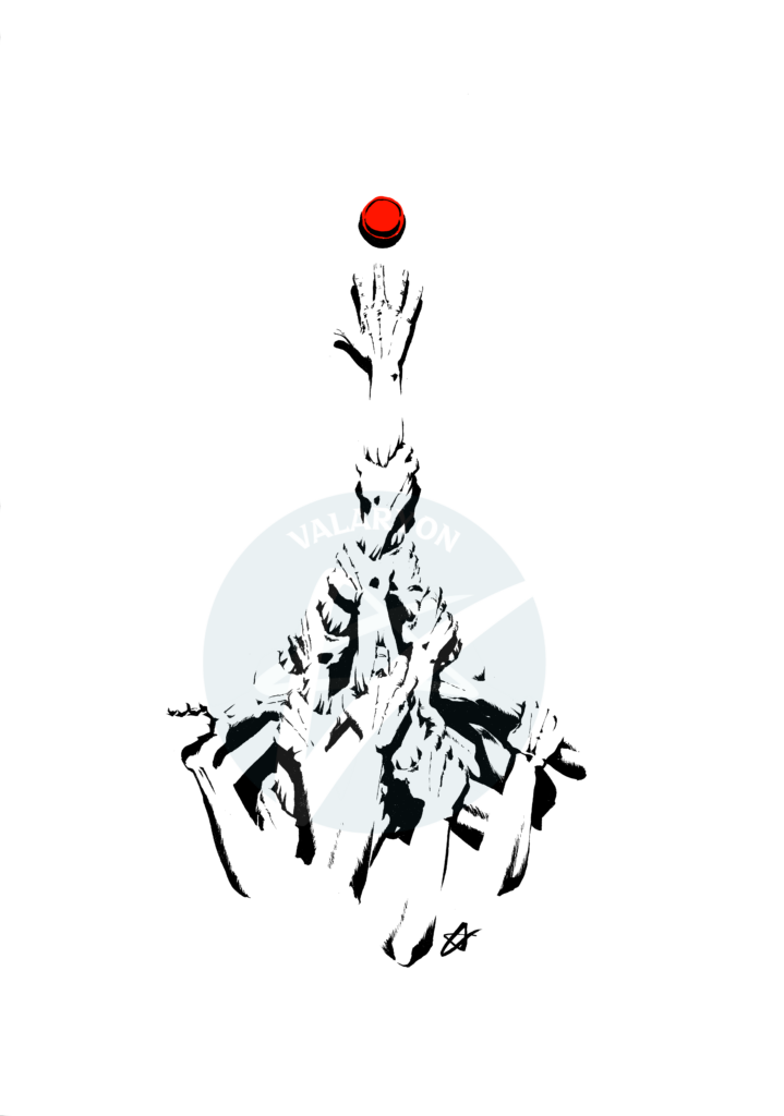 Button Acrylic Sticker