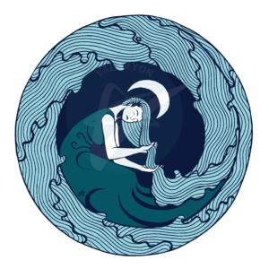 Sea Lady Acrylic Sticker