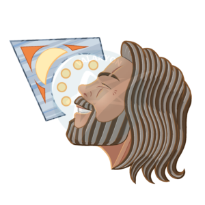 Kaltar Noveau Acrylic Sticker