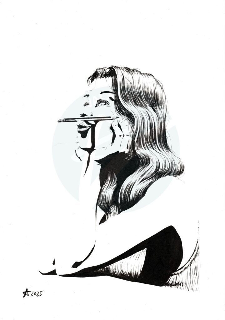 Mustache (Inktober 2025 1)
