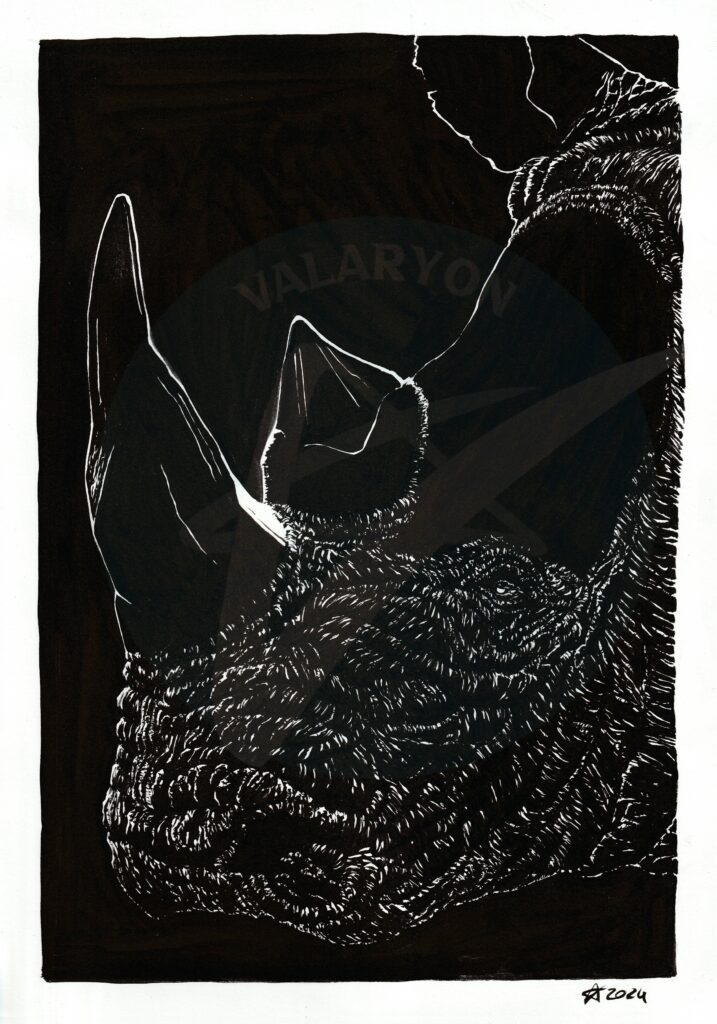 Rhinoceros (Inktober 2024 21)