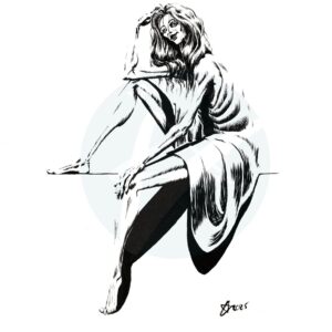 Skeletal (Inktober 2025 28)