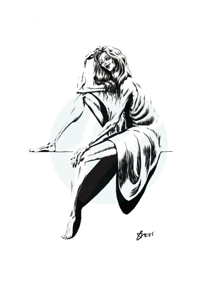 Skeletal (Inktober 2025 28)