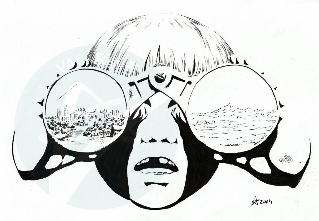 Binoculars (Inktober 2024 5)