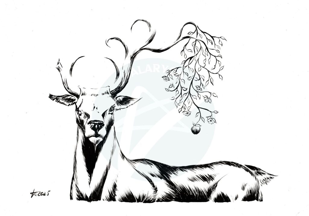 Deer (Inktober 2025 5)