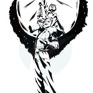 Pierce 2 (Inktober 2025 6-2) (Gurren Lagann Fanart)