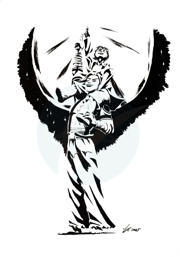 Pierce 2 (Inktober 2025 6-2) (Gurren Lagann Fanart)