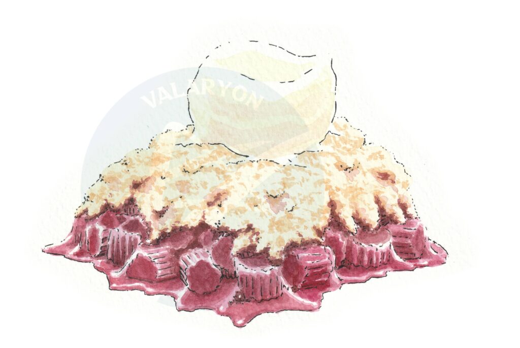 Rhubarb Crumble